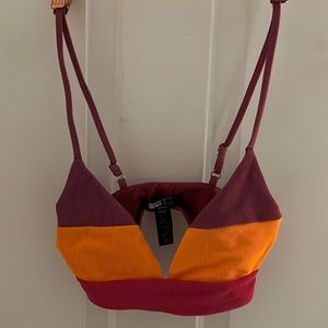 Anthropologie Beach Riot Alexis Colorblock High Waisted Bikini Bottoms